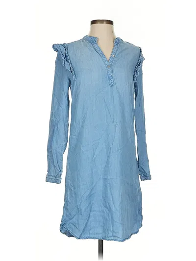 Pre-owned Cloth & Stone Casual Dress In Blue