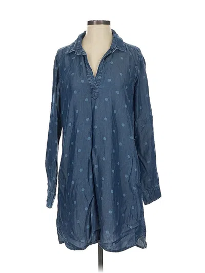 Pre-owned Cloth & Stone Casual Dress In Blue