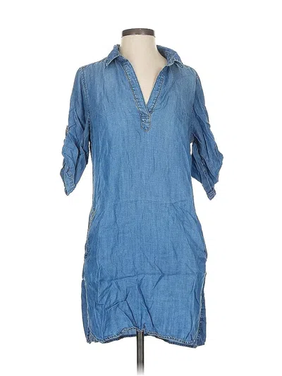 Pre-owned Cloth & Stone Casual Dress In Blue