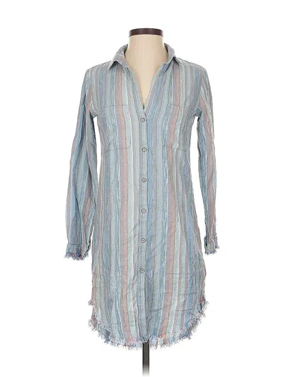 Pre-owned Cloth & Stone Casual Dress In Blue