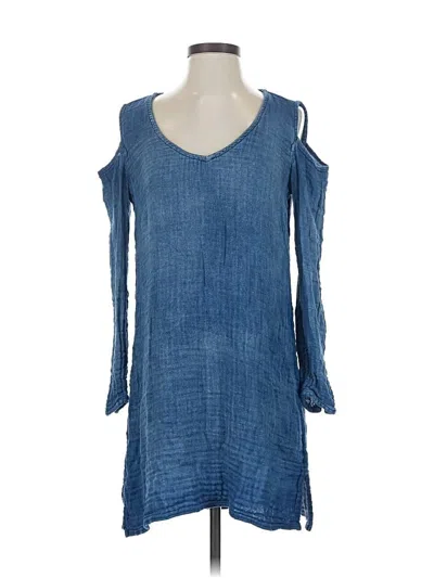 Pre-owned Cloth & Stone Casual Dress In Blue