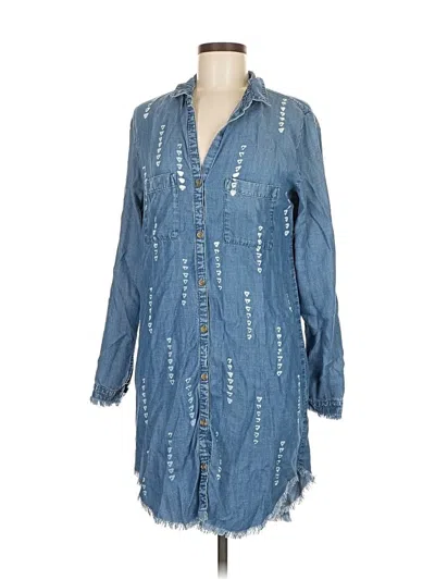Pre-owned Cloth & Stone Casual Dress In Blue