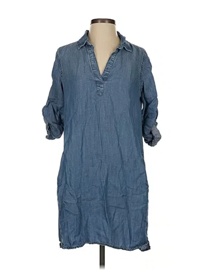 Pre-owned Cloth & Stone Casual Dress In Blue