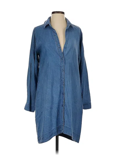 Pre-owned Cloth & Stone Casual Dress In Blue