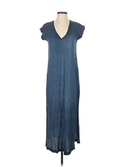 Pre-owned Cloth & Stone Casual Dress In Blue