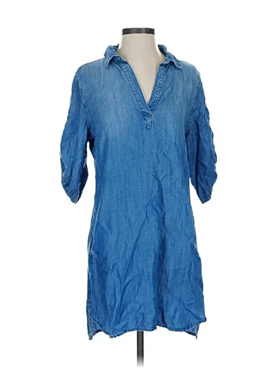 Pre-owned Cloth & Stone Casual Dress In Blue