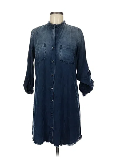 Pre-owned Cloth & Stone Casual Dress In Blue