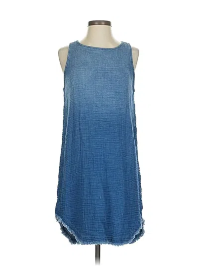 Pre-owned Cloth & Stone Casual Dress In Blue