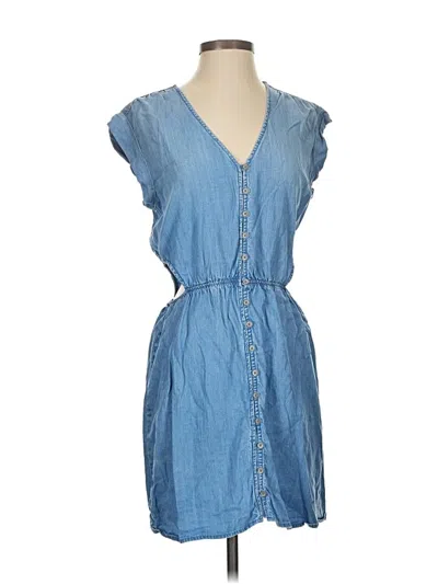 Pre-owned Cloth & Stone Casual Dress In Blue