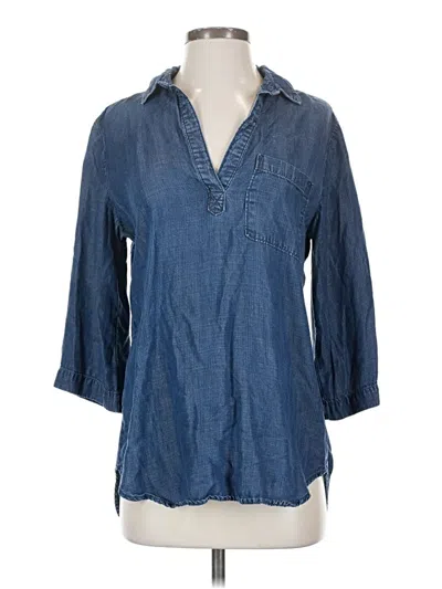 Pre-owned Cloth & Stone Casual Dress In Blue