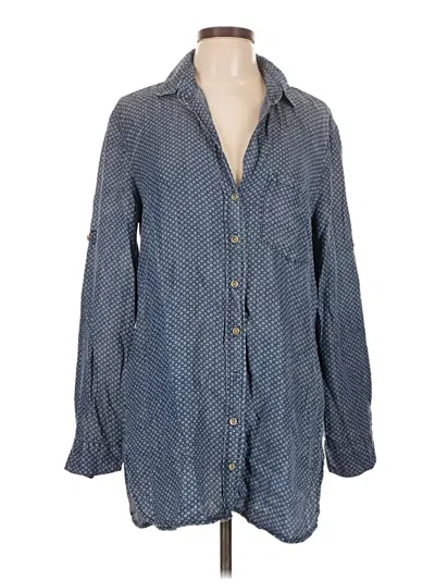 Pre-owned Cloth & Stone Casual Dress In Blue