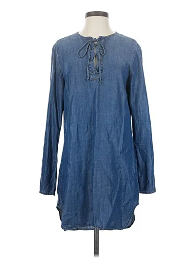 Pre-owned Cloth & Stone Casual Dress In Blue