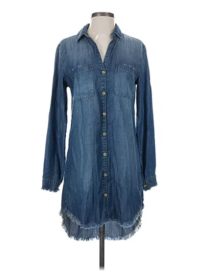 Pre-owned Cloth & Stone Casual Dress In Blue