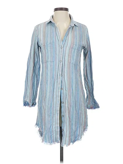 Pre-owned Cloth & Stone Casual Dress In Blue