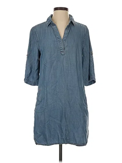 Pre-owned Cloth & Stone Casual Dress In Blue