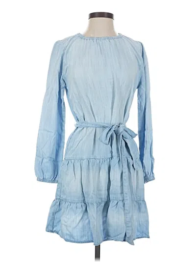 Pre-owned Cloth & Stone Casual Dress In Blue