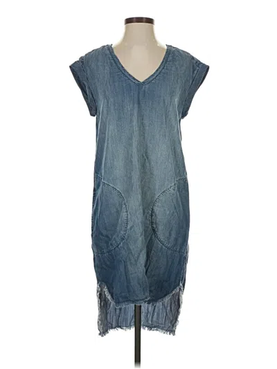 Pre-owned Cloth & Stone Casual Dress In Blue