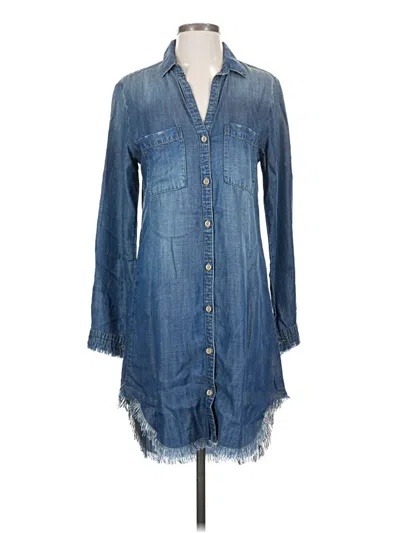 Pre-owned Cloth & Stone Casual Dress In Blue