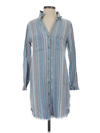 Pre-owned Cloth & Stone Casual Dress In Blue