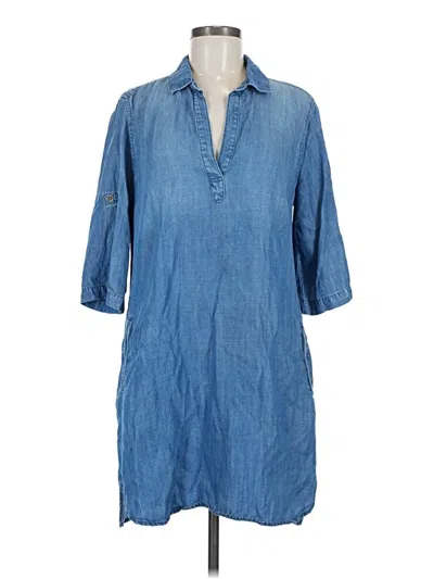 Pre-owned Cloth & Stone Casual Dress In Blue