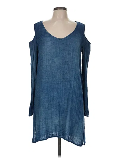 Pre-owned Cloth & Stone Casual Dress In Blue
