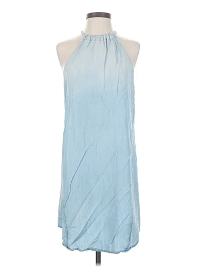 Pre-owned Cloth & Stone Casual Dress In Blue
