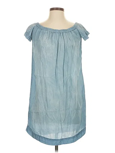 Pre-owned Cloth & Stone Casual Dress In Blue