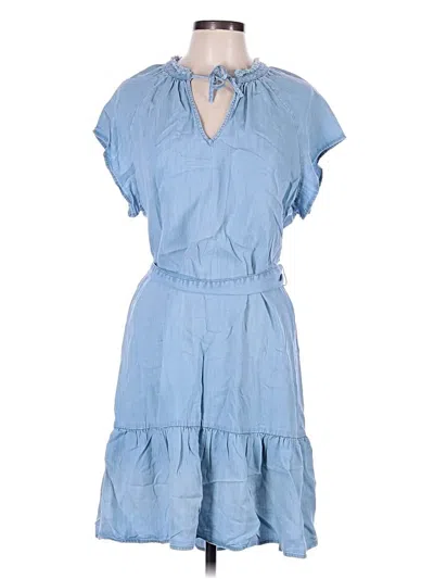 Cloth & Stone Casual Dress In Blue