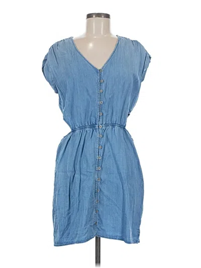 Pre-owned Cloth & Stone Casual Dress In Blue