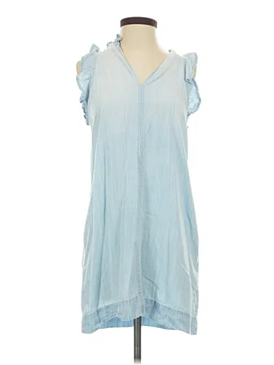 Pre-owned Cloth & Stone Casual Dress In Blue