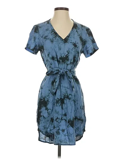 Pre-owned Cloth & Stone Casual Dress In Blue