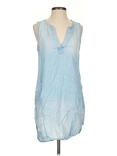 Pre-owned Cloth & Stone Casual Dress In Blue