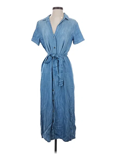 Pre-owned Cloth & Stone Casual Dress In Blue