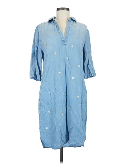 Pre-owned Cloth & Stone Casual Dress In Blue