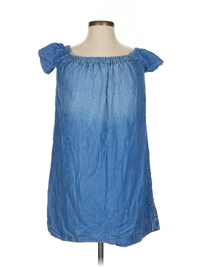 Pre-owned Cloth & Stone Casual Dress In Blue
