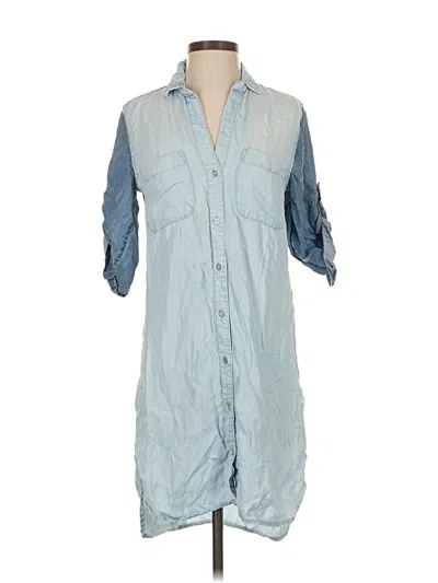 Pre-owned Cloth & Stone Casual Dress In Blue