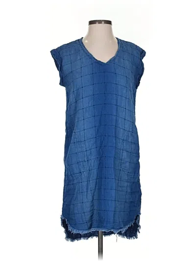 Pre-owned Cloth & Stone Casual Dress In Blue