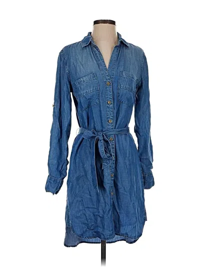 Pre-owned Cloth & Stone Casual Dress In Blue