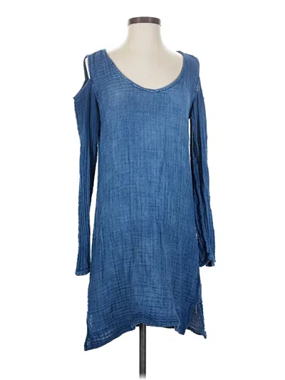 Pre-owned Cloth & Stone Casual Dress In Blue