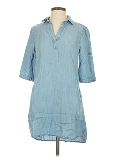 Pre-owned Cloth & Stone Casual Dress In Blue
