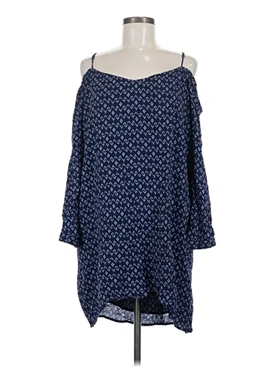 Pre-owned Cloth & Stone Casual Dress In Blue