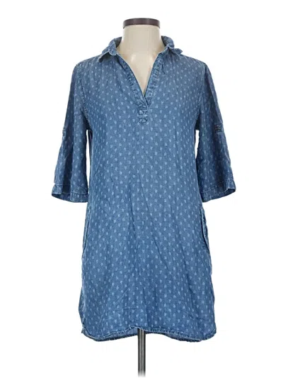 Pre-owned Cloth & Stone Casual Dress In Blue