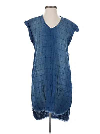 Pre-owned Cloth & Stone Casual Dress In Blue