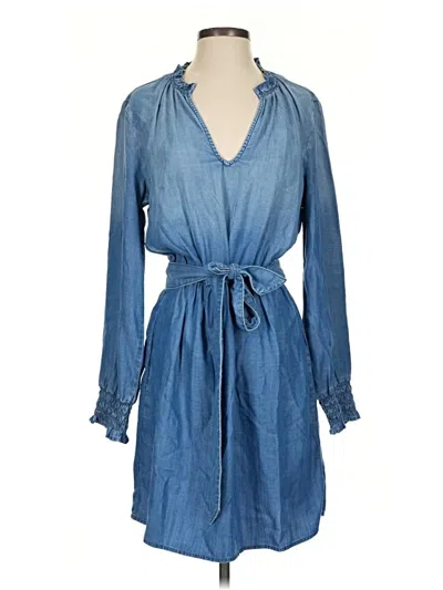 Pre-owned Cloth & Stone Casual Dress In Blue