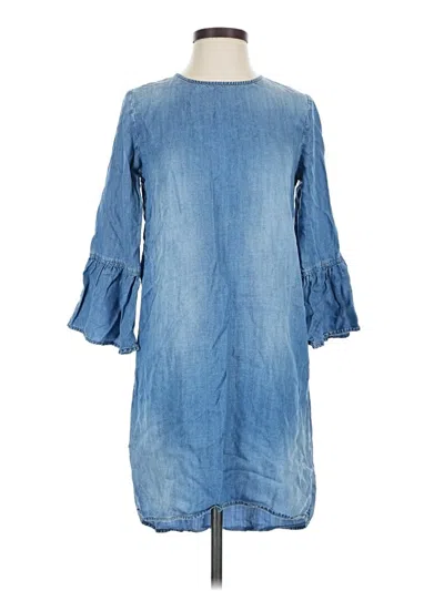Pre-owned Cloth & Stone Casual Dress In Blue