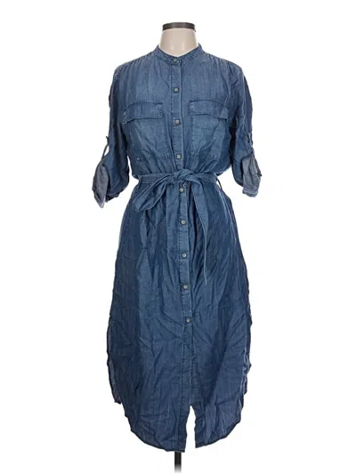 Pre-owned Cloth & Stone Casual Dress In Blue