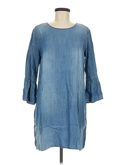 Pre-owned Cloth & Stone Casual Dress In Blue