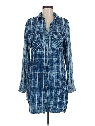 Pre-owned Cloth & Stone Casual Dress In Blue