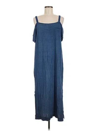 Pre-owned Cloth & Stone Casual Dress In Blue