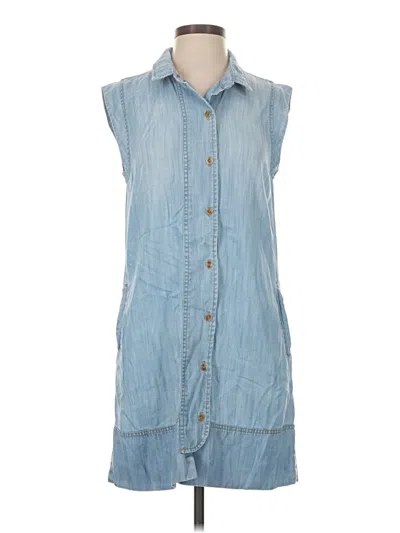 Pre-owned Cloth & Stone Casual Dress In Blue